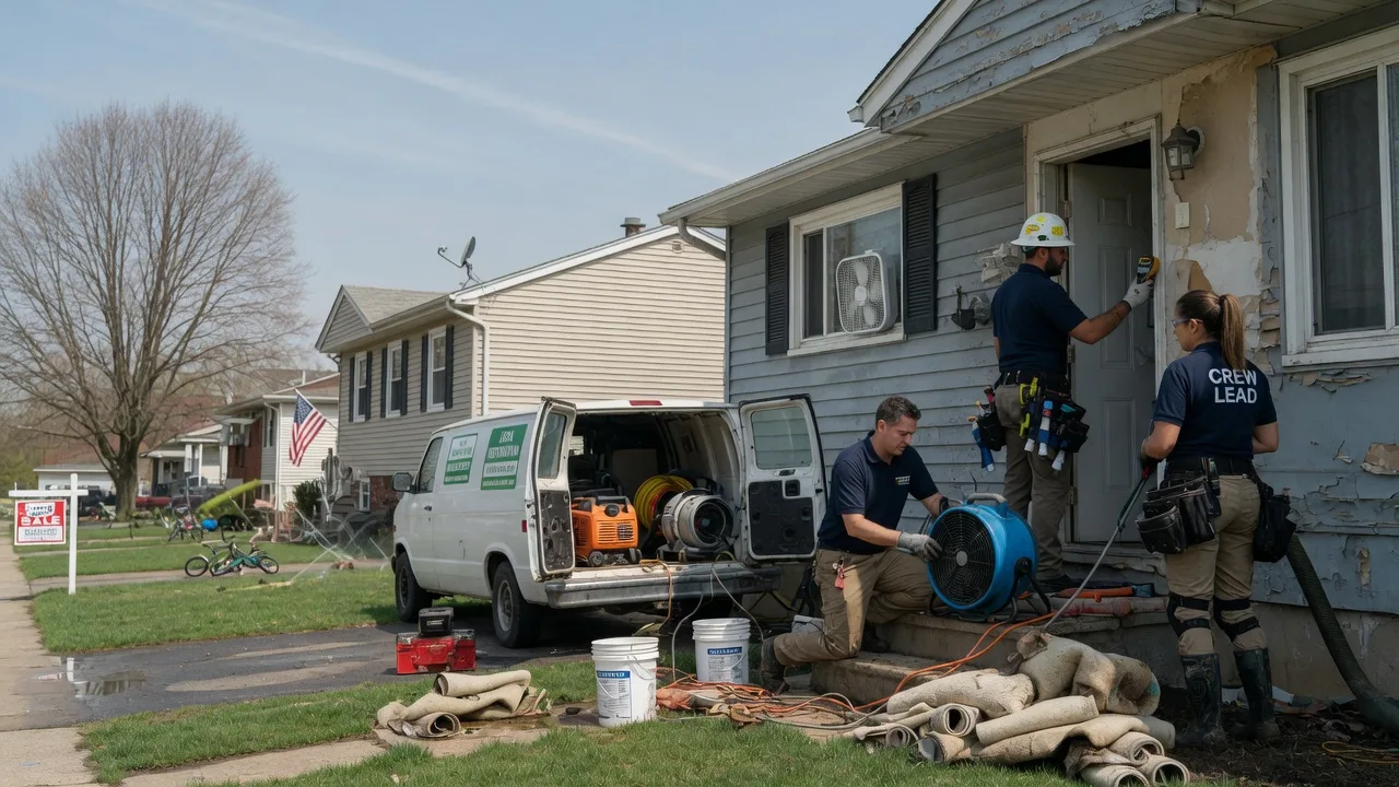 Flood Cleanup in Pottersville, NJ near me